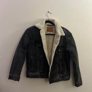 Levi’s Original Sherpa Trucker Jacket - Black, Size Small